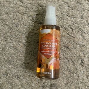 Bath & Body Works Anti-Bacterial Cinnamon Pumpkin Hand Spray **see description